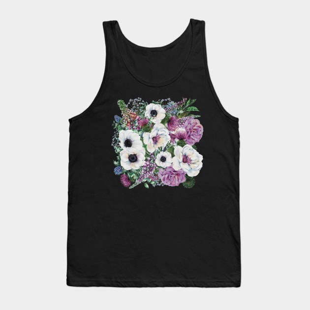 The biggest lovliest flower bouquet of the summer’s all flowers Tank Top by marina63